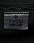 GG Supreme Monogram Web Flat Messenger Bag Navy