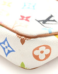 Monogram Multicolor Pochette Accessories White