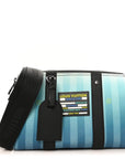 Damier Striped City Keepall Gradient Blue