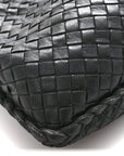 Nappa Intrecciato Large Veneta Hobo Black
