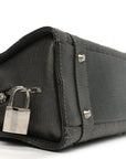 Metallic Calfskin Cannage Stitched Small East West Lady D1OR Bronze