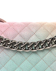 Caviar Quilted Medium Cuba Rainbow Boy Flap Multicolor
