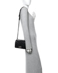 Caviar Quilted Small Boy Flap Black