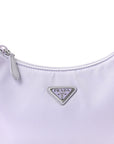 Re-Nylon Saffiano Mini Re-Edition 2000 Bag Glicine