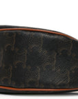 Triomphe Canvas Calfskin Ava Shoulder Bag Tan