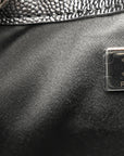 Metallic Caviar Quilted Mini CHNL 25 Handbag Anthracite