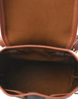 Triomphe Canvas Calfskin Mini Folco Backpack Tan
