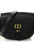 Box Calfskin Medium Bobby Flap Black