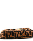 Shearling Vitello Dolce Macro FF 1974 Baguette Tobacco Black
