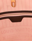 Damier Ebene Neo Neverfull MM Rose Ballerine