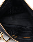 Nylon Tessuto Impuntu Quilted Tote Baltico