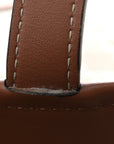 Triomphe Canvas Calfskin Medium Cabas Bag Grege