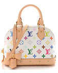LV X TM Monogram Multicolor Alma BB White