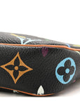 Monogram Multicolor Pochette Accessories Black