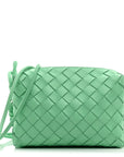 Nappa Intrecciato Mini Loop Camera Bag Fountain