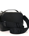 Soft Grained Calfskin Mini Camera Bag Black