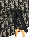 Oblique Saddle Bag Blue