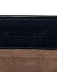 French Calfskin Intrecciato City Knot Bag Sapphire