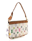 Monogram Multicolor Pochette Accessories White
