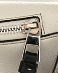 Calfskin Small Puzzle Bag Sand Soft White Black