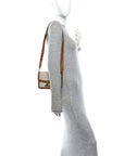 Textile Natural Calfskin Teen Triomphe White Tan
