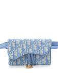 Oblique Saddle Belt Bag Cornflower Blue