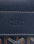 Goyardine Calfskin Mini Alpin Backpack Navy