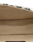 Oblique Small D1ORAddict Flap Bag Navy Blue