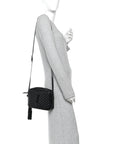 Calfskin Matelasse Monogram Monochrome Lou Camera Bag Black