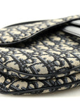 Oblique Saddle Bag Blue