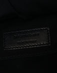Calfskin Crocodile Embossed Monogram Lou Camera Bag Black