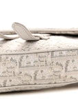 Oblique Mens Saddle Bag Grey