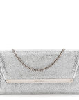 Glitter Margot Clutch Silver