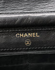 Lambskin Timeless CC Wallet On Chain WOC Black