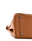 Taurillon Clemence Birkin 30 Gold