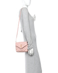 Calfskin Y Quilted Monogram Toy Loulou Crossbody Bag Tender Pink