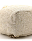 Canvas Large Deauville Backpack Light Beige