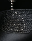 LV X YK Taurillon Capucines MM Black