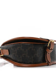 Triomphe Canvas Medium Folco Bag Tan