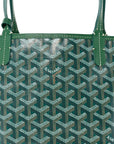Goyardine Reversible Mini Anjou Green