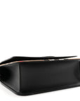 Derby Calfskin House Check Mackford Crossbody Bag Black