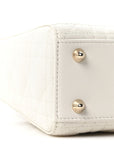 Lambskin Cannage Small My ABCD1OR Lady D1OR White