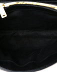 Calfskin Y Quilted Monogram Medium Loulou Chain Satchel Black