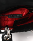 Lambskin Cannage Mini Lady D1OR Black