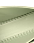 Shiny Calfskin Triomphe Chain Shoulder Bag Jade