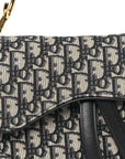 Oblique Saddle Bag Blue
