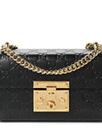 GCCIssima Small Padlock Shoulder Bag Black