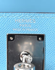 Madame Calfskin Kelly Elan Bleu du Nord