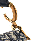 Oblique Saddle Bag Blue
