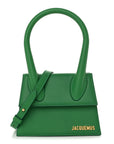 Smooth Calfskin Le Chiquito Moyen Green